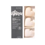 Ethique Unscented Gift Set- Face Cleanser, Body Cleanser & Deodorant, Gifts for women - Plastic-Free, Vegan, Cruelty-Free, Eco-Friendly, 3 Travel Bars, 1.59 oz (Pack of 1)